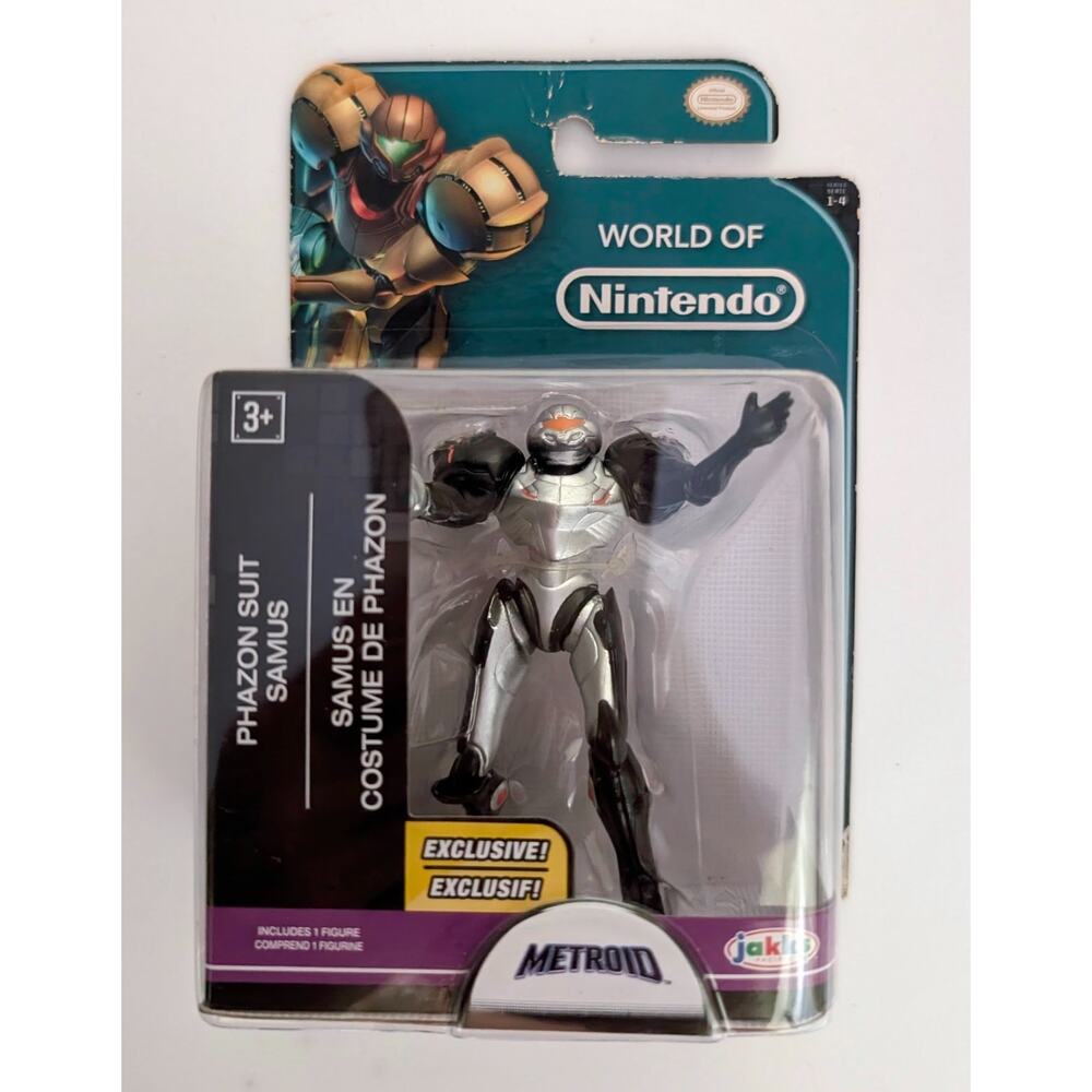 World of Nintendo Phazon Suit Samus – Metroid Exclusive Figure – Jakks Pacific